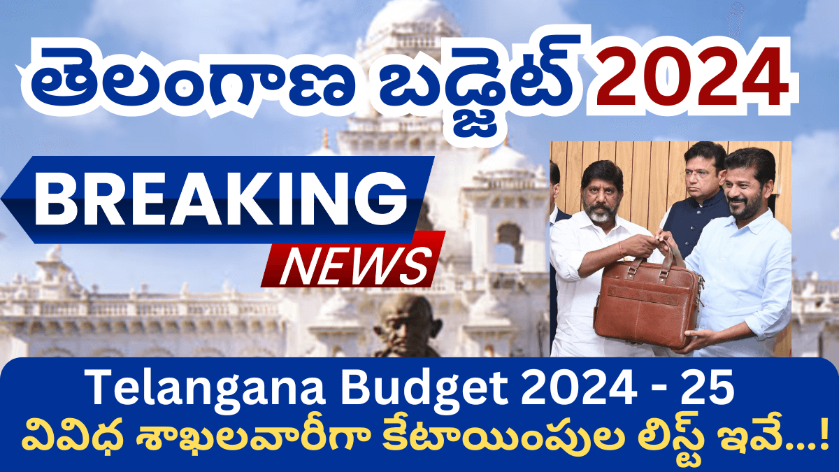 Telangana Budget 2024 - 25